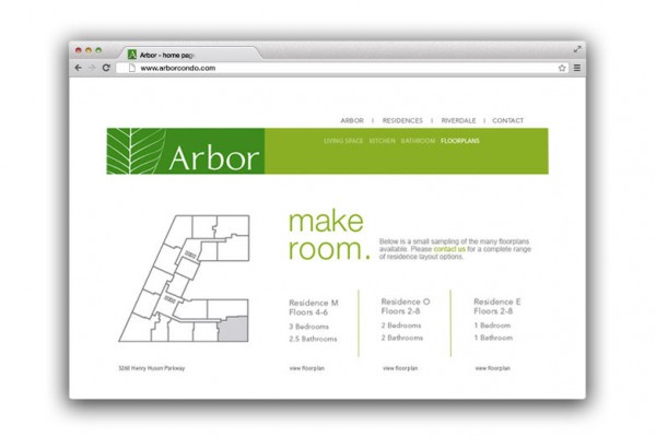  brochure, Arbor, Arbor condominium, Kellyco, Kellyco Marketing