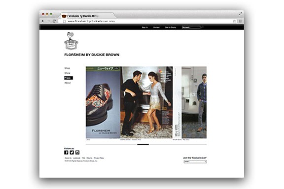 florsheim website